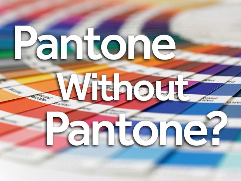Pantone Without Pantone?
